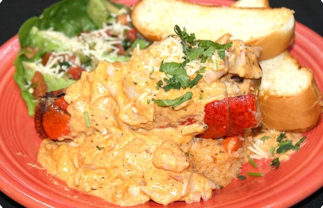 82. Stuffed Lobster.